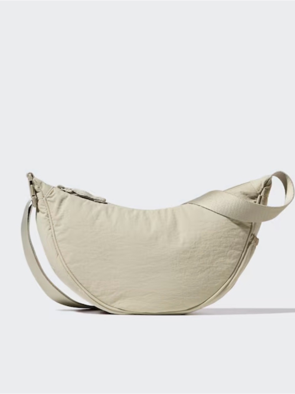 Uniqlo Round Mini Shoulder Bag - beige